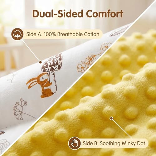 Image of 1Pc Toddler Pillow,Breathable and Skin-Friendly,Machine Washable,100% Cotton Cute Kids Pillows for Sleeping,Kids Sleeping Pillow for 2-6 Year Old,19X11inches (Yellow)