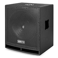 Powerful 800W active subwoofer with integrated amplifier for defined, resonance-free bass; ideal for DJ setups, PA installations and venues seeking precise and punchy low-frequency reinforcement. Featuring a built-in active low-pass filter for accura...