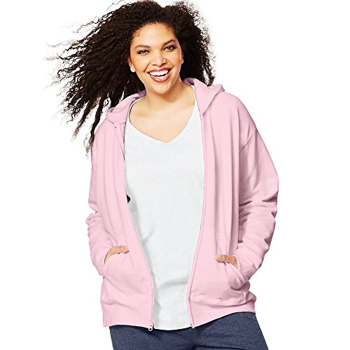 Just My Size Women's ComfortSoft Cord-Free Full-Zip Hoodie