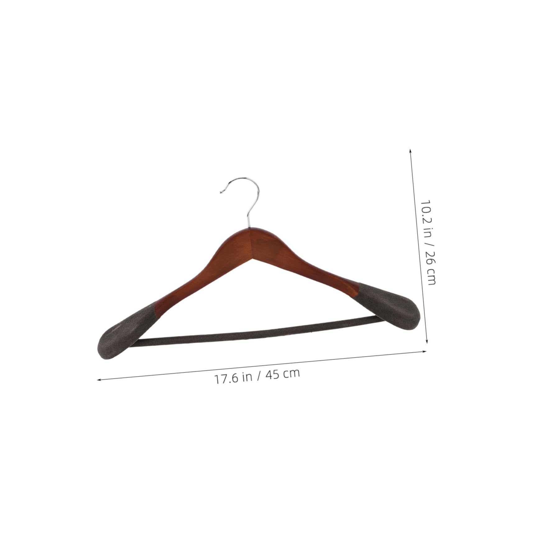 PRETYZOOM Heavy Duty Wooden Suit Hanger with Wide Shoulder Design for Men Non Slip Rotating Hook for Effortless Closet Organization for Coats Jackets and Shirts