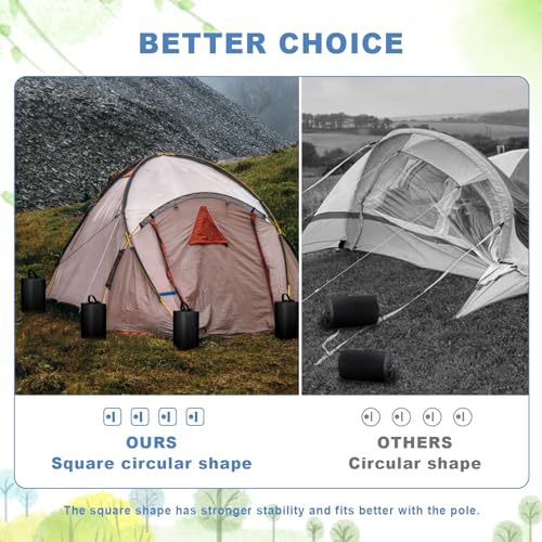 image for ILLUMINEW 4 Pack Canopy Water Weight Bag, 220 LBS Water Tent Weights S