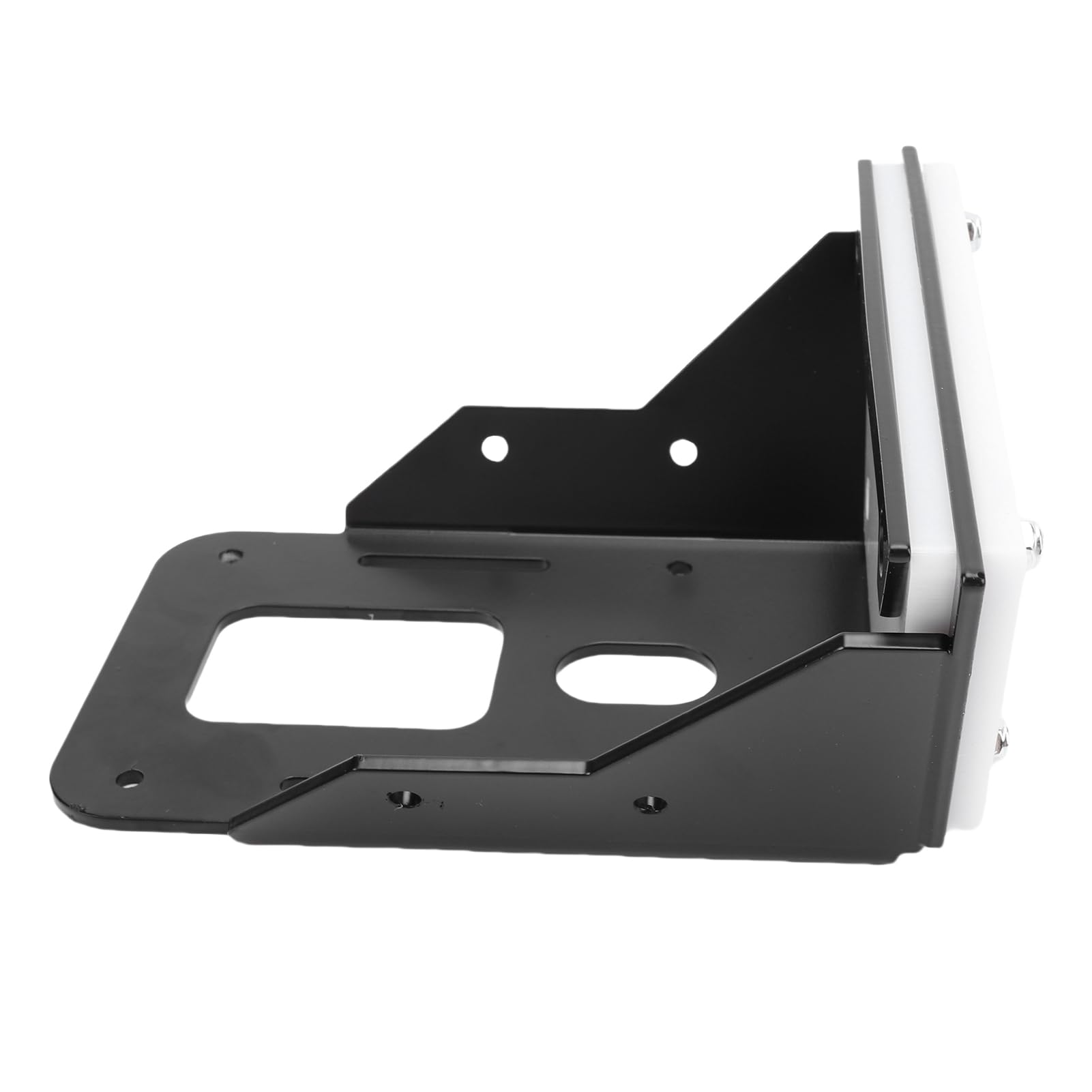 Tbest Kit de Soporte de Aluminio Duradero para Montaje en Espejo de Popa de Motor de Arrastre para Yate, Barco, Kayak