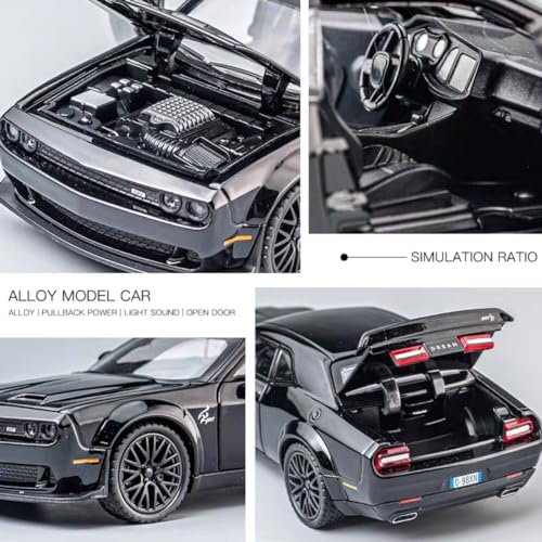 Modelo de coche a escala 1:32 con luz y sonido miniatura 4