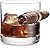 Godinger Cigar Glass - Old Fashioned Whiskey Glass With Indented Cigar Rest