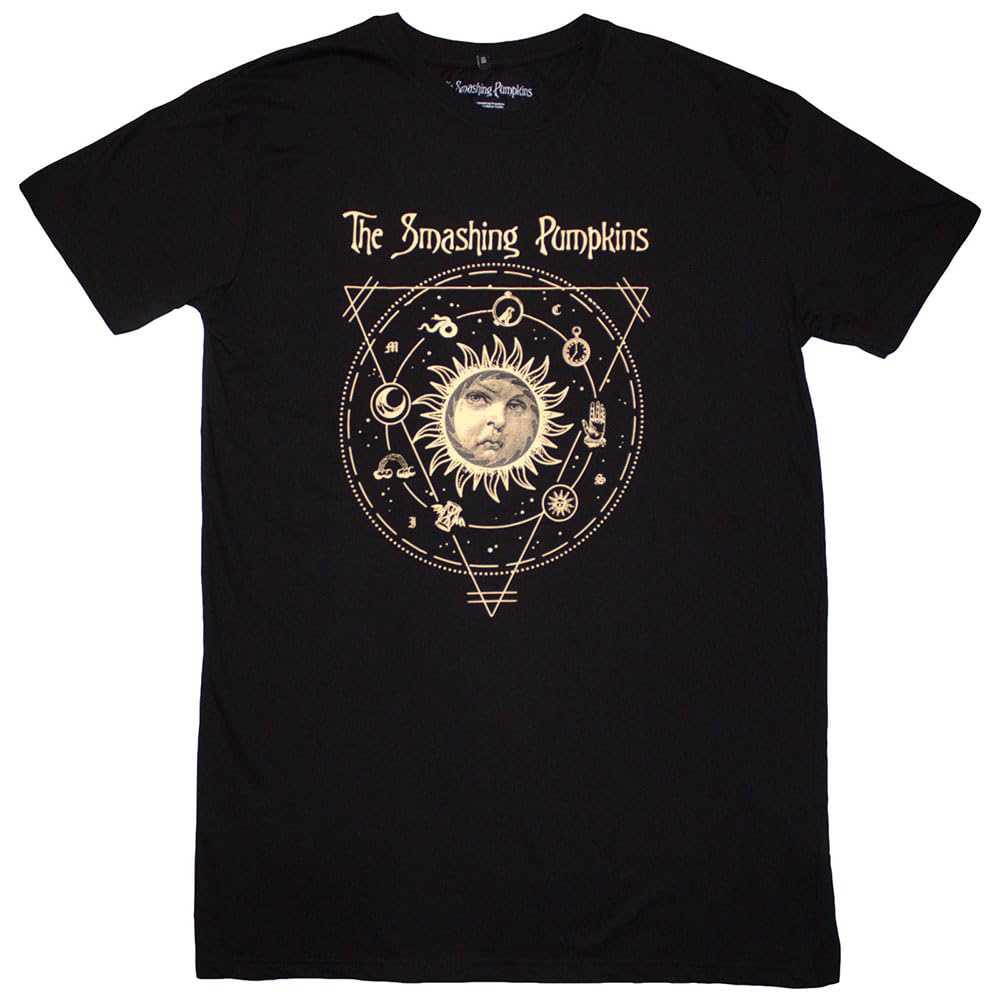 Rock Off officially licensed products The Smashing Pumpkins Celestial Sun T Shirt Dress L Black