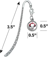 Vista 4 de IT Pennywise Come Home - Marcador de páginas de metal con dije, Cromado