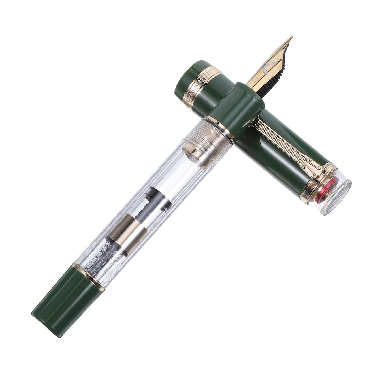 TEHAUX Resina Pluma Verde Estilográfica Recargable de Oficina