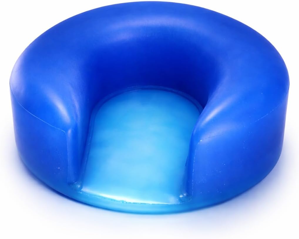 Open Head Gel Support Large | Medical Grade Silicone OT Positioning Cushion | Pressure Relief Head Ring for Surgery, ICU & Anesthesia (close Head- Horse Shoe)