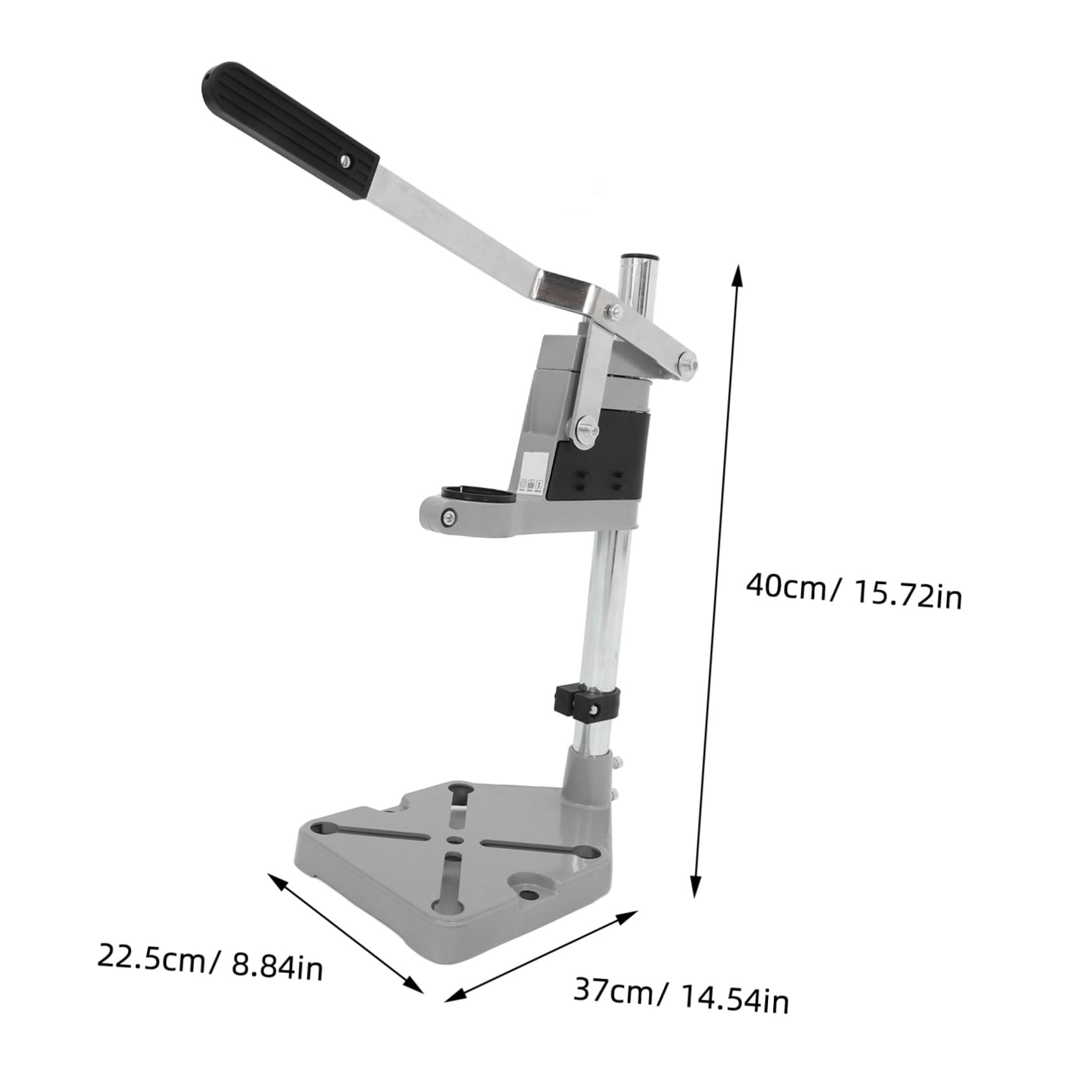 SOLUSTRE Supporto Per Trapano Colonna Per Trapano Manuale Accessorio Portatile Per Utensile Supporto Stabile Per Banco Da Lavoro