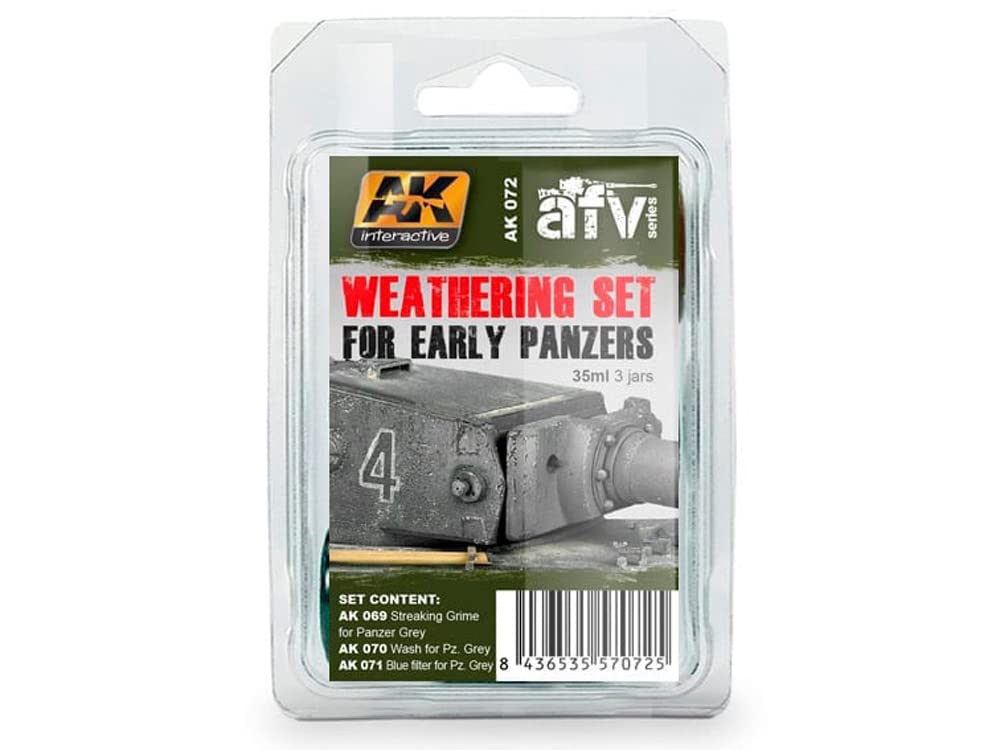 Ak Interactive Set Early Panzer Weathering Set