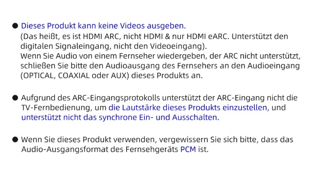 SMSL PS100 Digital-Analog-Audio-Wandler, USB/Optisch/Koaxial/HDMI ARC zu Stereo L/R RCA Ausgang DDC Digital Toslink SPDIF 192kHz DAC Wandler für HDTV, DVD, Blu-Ray Player, Heimkino-Systeme, PS5 – Bild 8