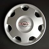 TAPACUBOS 4 UNIDADES OPEL CORSA DIÁMETRO 14 LOGO CROMADO MOD. BASE TAPACUBOS
