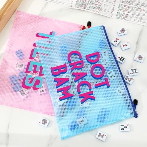 Bolsa Transparente para Fichas de Mahjong con Cierre miniatura 4