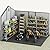 DWVO 8x10 FT Outdoor Storage Shed, 544 cuft Large Plastic Storage Shed with Floor & Lockable Door, Outside Tool Garden Shed with Windows & Vents for Patio Furniture, Lawn Mower, Bike, Black&Gray