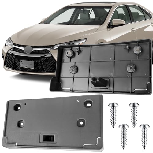 Image of License Plate Bracket Accessories for Chevrolet Cruze 2011 2012 2013 2014, Front Bumper License Plate Holder Replacement Frame Black Mount