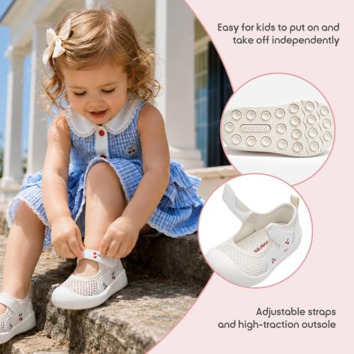 Image of Balabala Baby Toddler Walking Shoes Boys Girls Slip On Sandals Kids Water Shoes Barefoot Shoes Breathable Mesh Lightweight