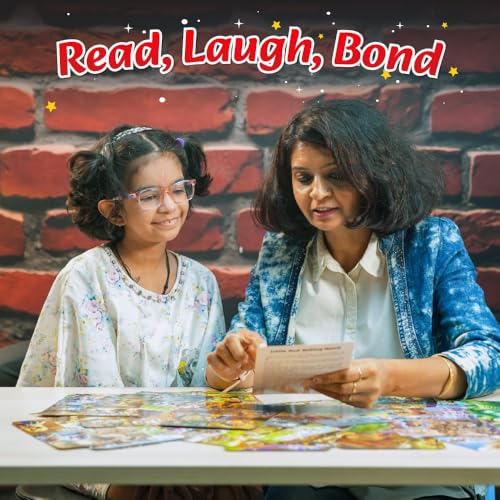 Image of Bedtime Fantasy and Fairy Tales Flashcards for Kids, 51 Colourful & Short Stories Flashcards for 3-6 Years Old, Montessori Educational Toy