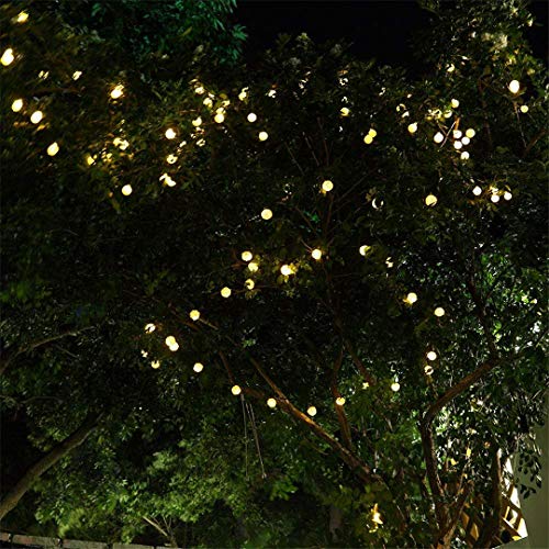 Yohencin Solar String Lights 30Led 20Ft Solar Powered Starry Fairy Outdoor Rattan String Lights Ambiance Lighting For Landscape Patio Garden Bedroom Camping Christmas Party Wedding Warm White (1) #TOP2