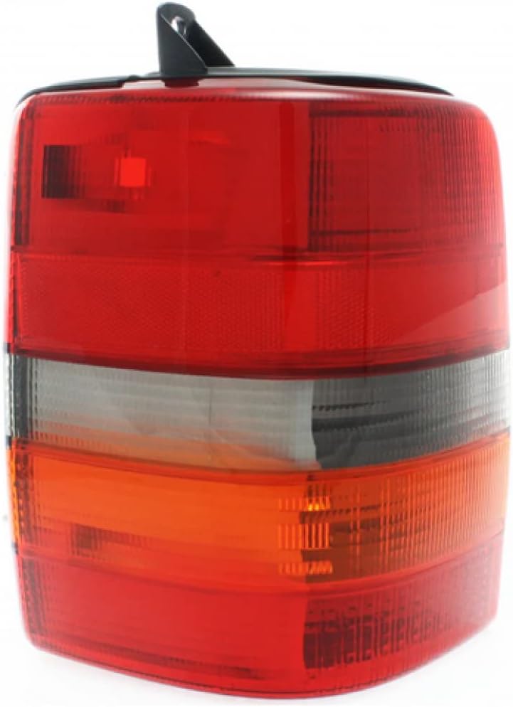 CarLights360 For 1993-1998 Jeep Grand-Cherokee Pair Rear Tail Lights Driver and Passenger Side Assembly Unit CH2800121 CH2801121-For 55155739AA 55155738AA