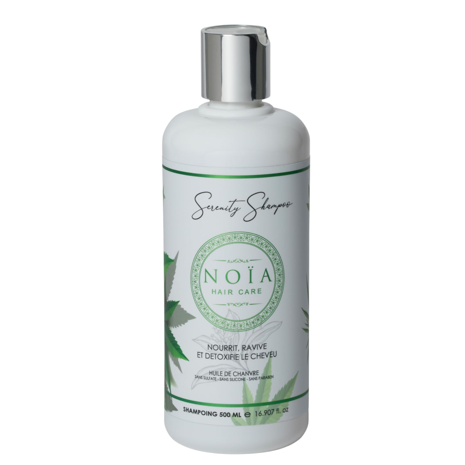 Sulfate-Free Shampoo - Hemp Oil - Serenity Collection - NOÏA HAIR - 500ML