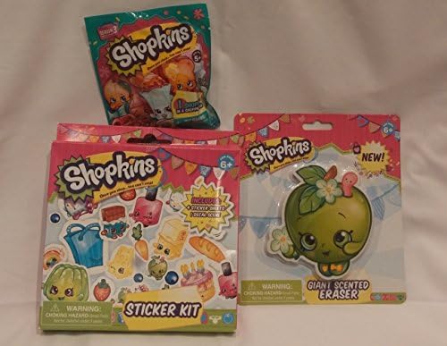Shopkins Stickers Bundle with Easaer and Shopkins Character