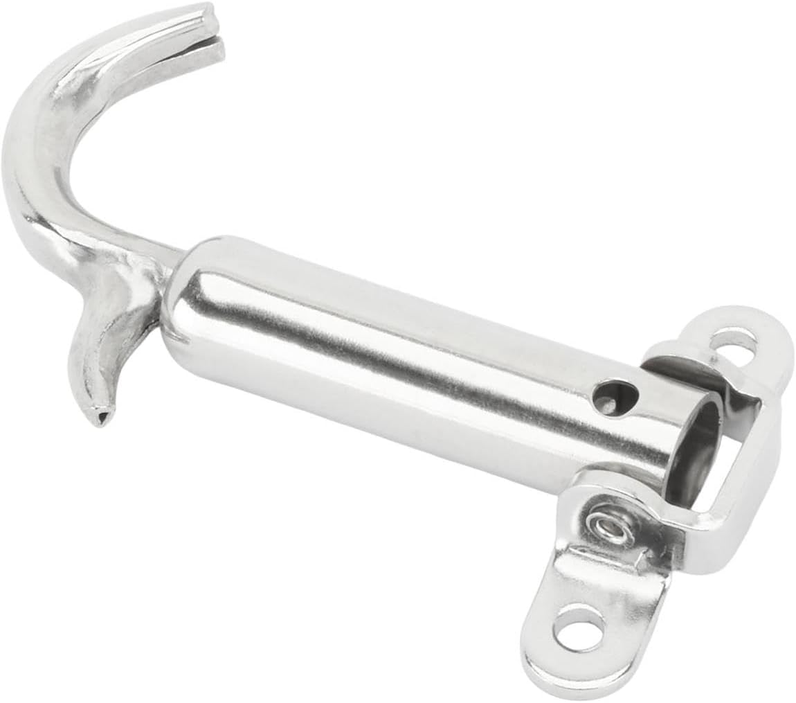 Speedway Motors Hood Latch Compatible with 1930-1931 Ford Model A Polished Stainless Steel Better Than Original Reproduction Spring Loaded Two Hole Mount 2.15 x 3.75 Inches