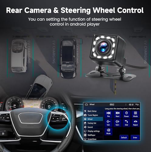 Radio para auto con pantalla táctil retráctil de 7 pulgadas miniatura 6
