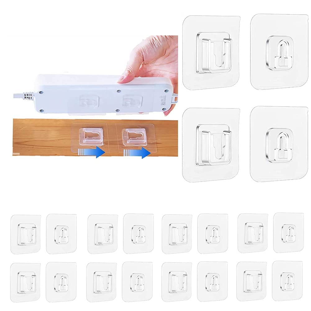 JRM Wall Hooks Magic Sticker for Hanging Clothes Strong Self Adhesive Sticker for Home Kitchen Office Bathroom Bedroom Door Organizers Accessories Items (Male Female Sticker, 10)