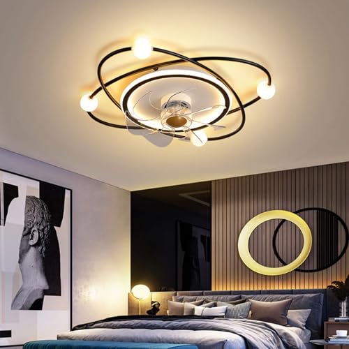 Ventilateur de plafond moderne avec télécommande 3 vitesses pour chambre - 5