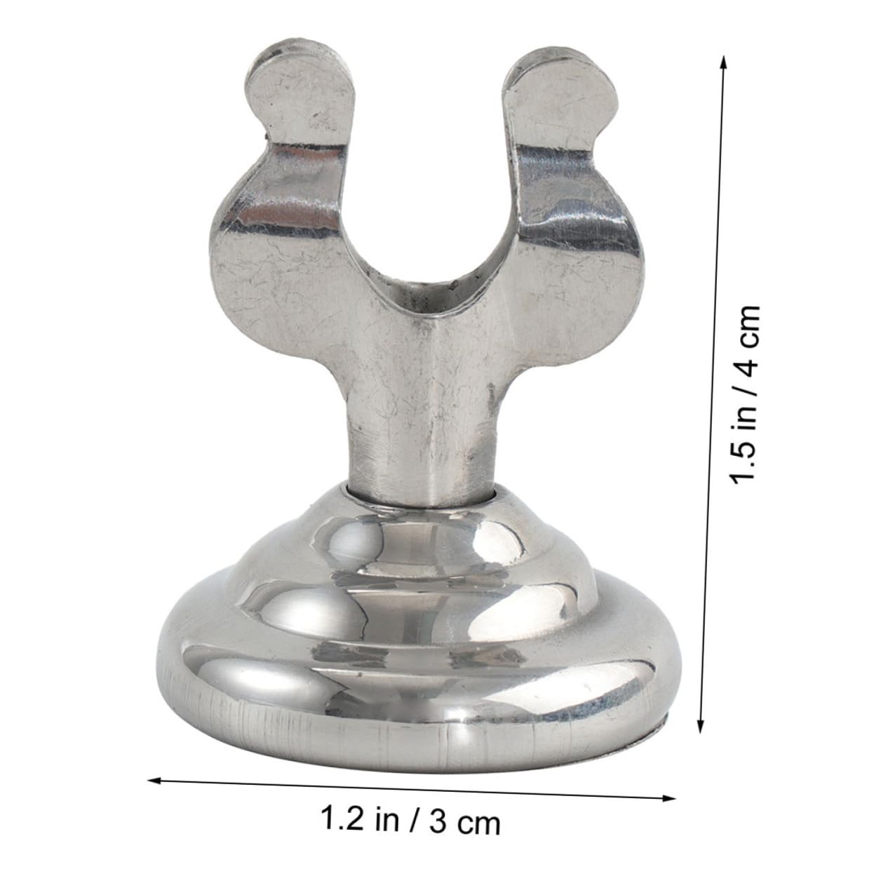 Porte-Cartes de Table Mariage 7 Pièces en Acier Inoxydable Argenté, Support Photo et Porte-numéros de U, pour Décoration de Bureau ou Maison