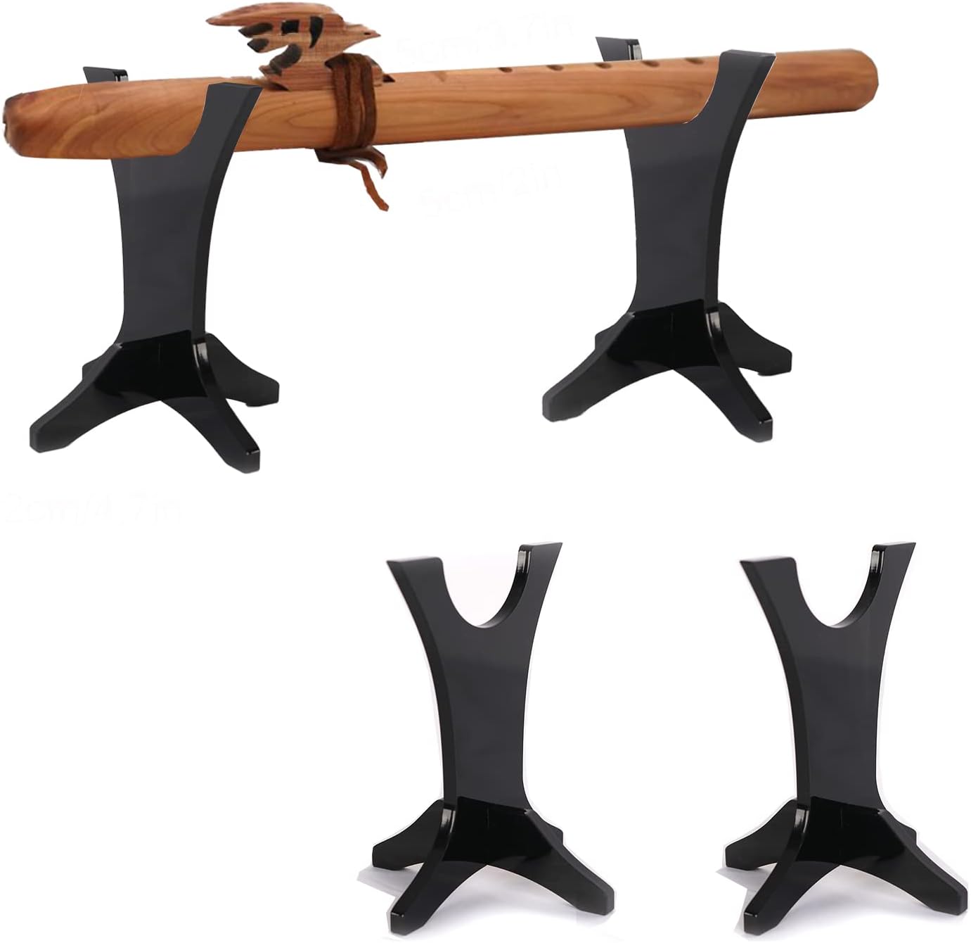 HHUXIUE flute stand desktop flute stand desktop flute display stand