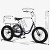 Nivagen Adult Tricycles 3 Wheel 7 Speed Trikes, 20 inch Fat Tire Adult Trikes 3 Wheeled Bike with Basket for Seniors, Women, Men #1