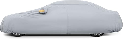 Miniatura 2 de GXT - Funda impermeable para automóvil todo clima para automóviles al aire libre, tela TPE resistente de protección completa contra la lluvia, la