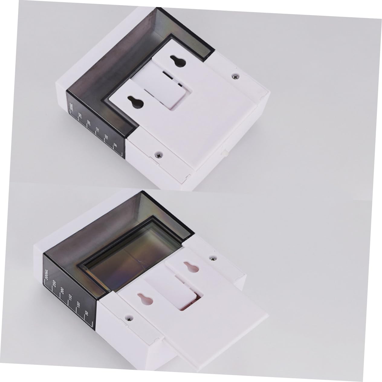 OUNONA 1PC Wall Mounted Plastic Soap Dispenser Refillable Shampoo Container for Lotion Shower Gel More Black