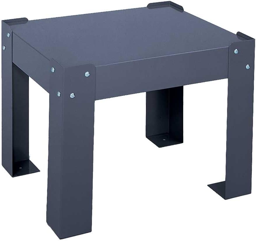 Durham 304-95 Gray Steel Base for Large Slide Racks, 20-5/8" Width x 15-5/8" Height x 16-1/4" Depth