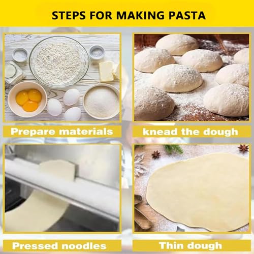 Sfogliatrice manuale regolabile per impasto, macchina commerciale per panetteria e pizza, macchina pieghevole per impasto, RS101, perfetta per il controllo dello spessore di pizza e pasticceria