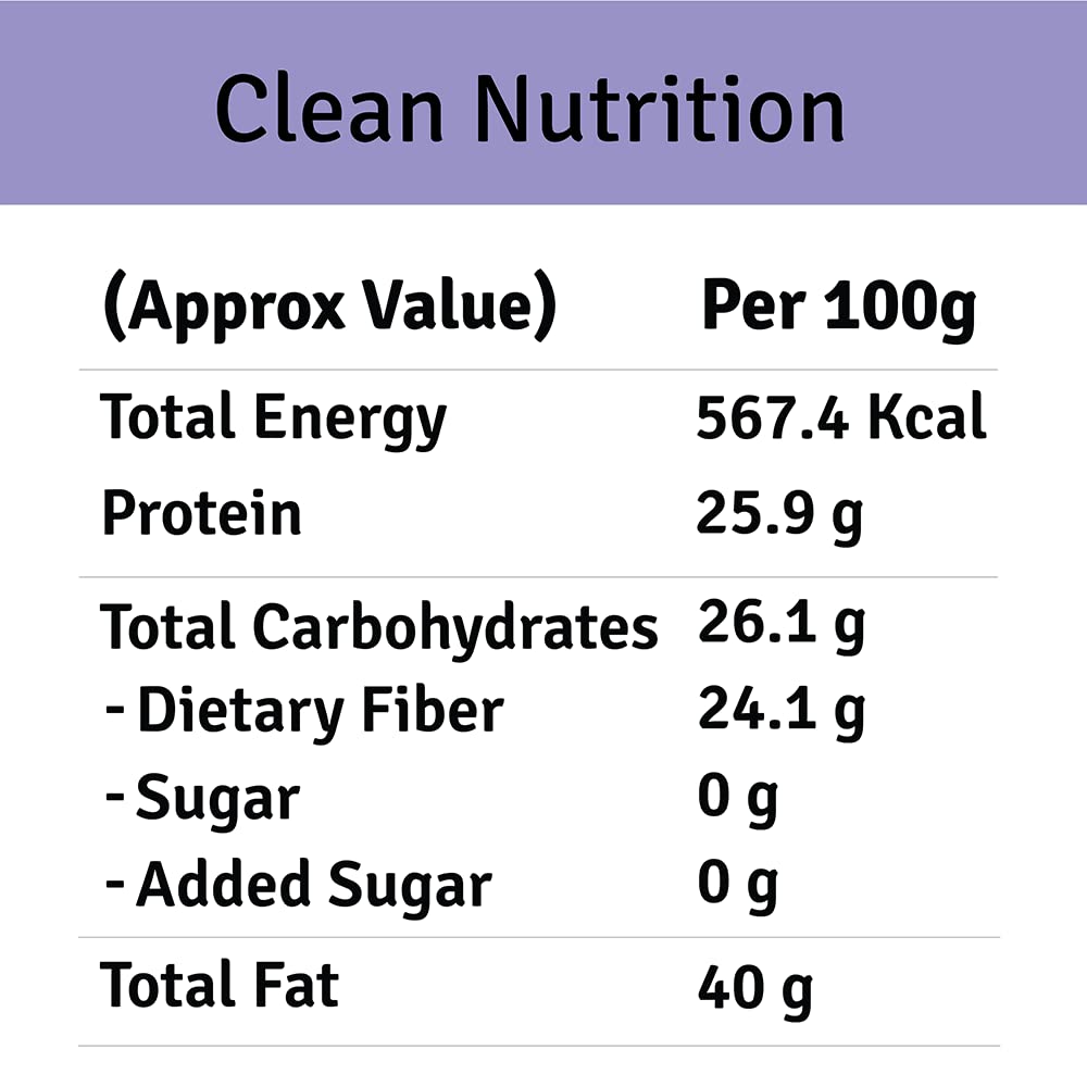 Jus' Amazin Roasted Flax Seeds (500 g) | Hi Fiber | Omega-3 | Heart Health | Weight Loss | Cholesterol Management | Hi Protein | 100% Natural | Clean Nutrition - Image 3 thumbnail