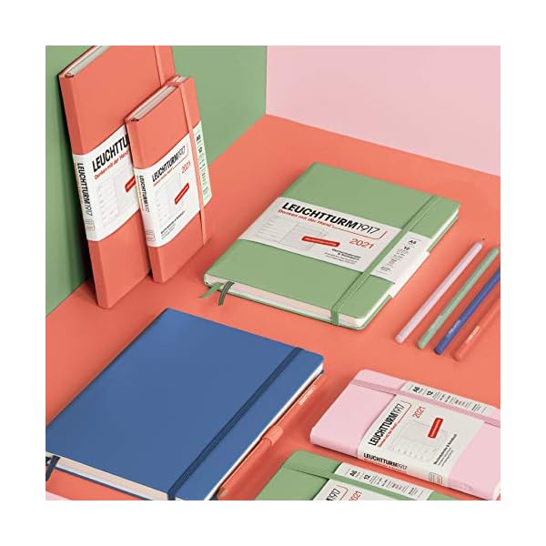 LEUCHTTURM1917 361814 Wochenkalender & Notizbuch 2021 Hardcover Master (A4+), 12 Monate, Schwarz, Deutsch – Bild 4