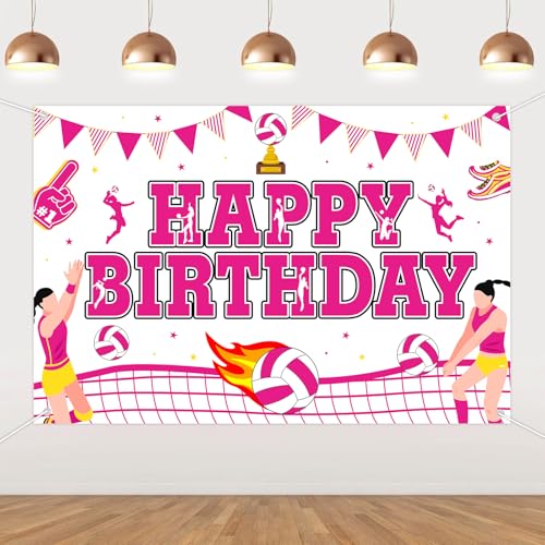 Décoration anniversaire fille rose joueuse ballon Wonmelody