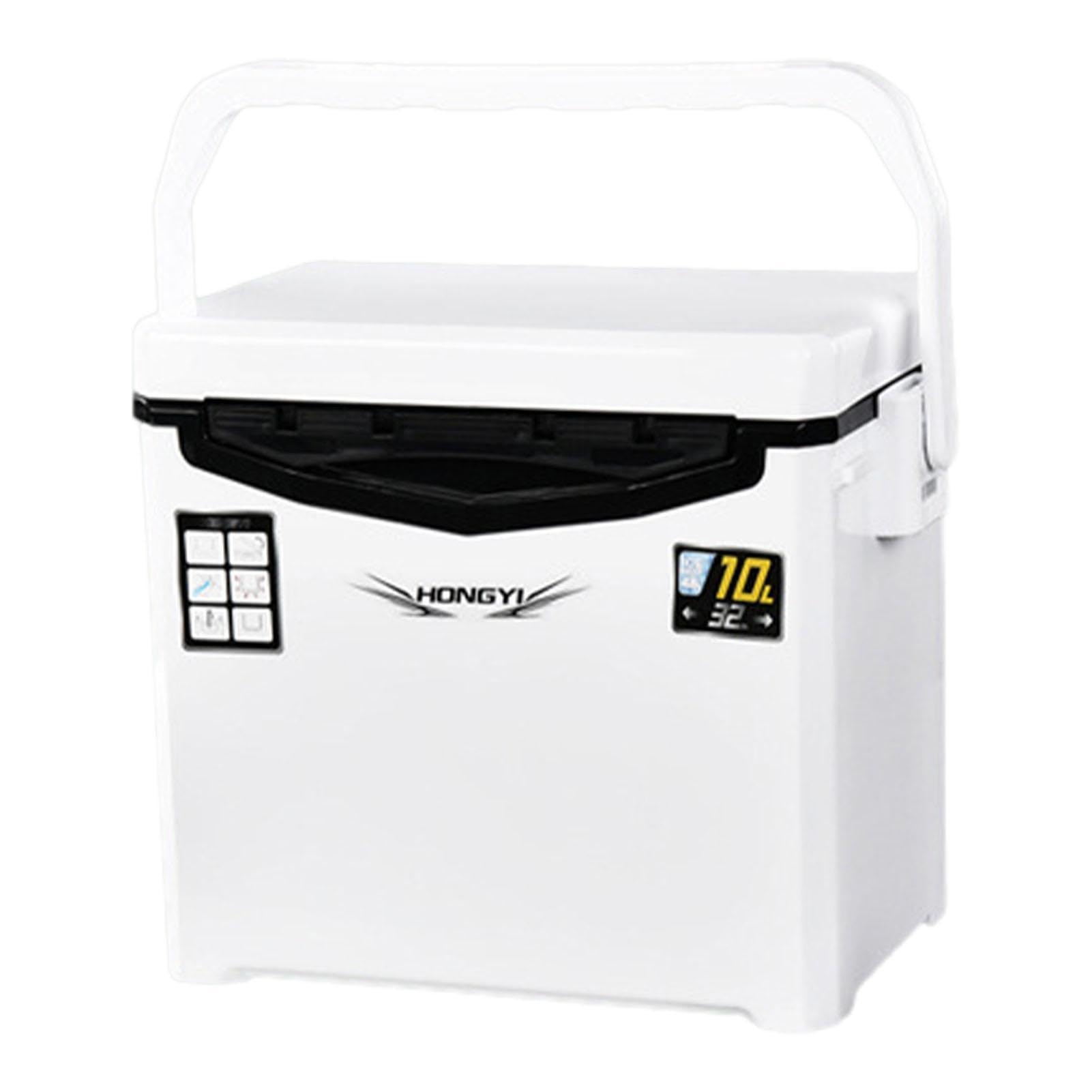 Scatola refrigerante da pesca, contenitore per esche da pesca | refrigeratore da pesca sul ghiaccio, stazione di pesca portatile con esca con capacità di contenere 8 bottiglie, scatola isol