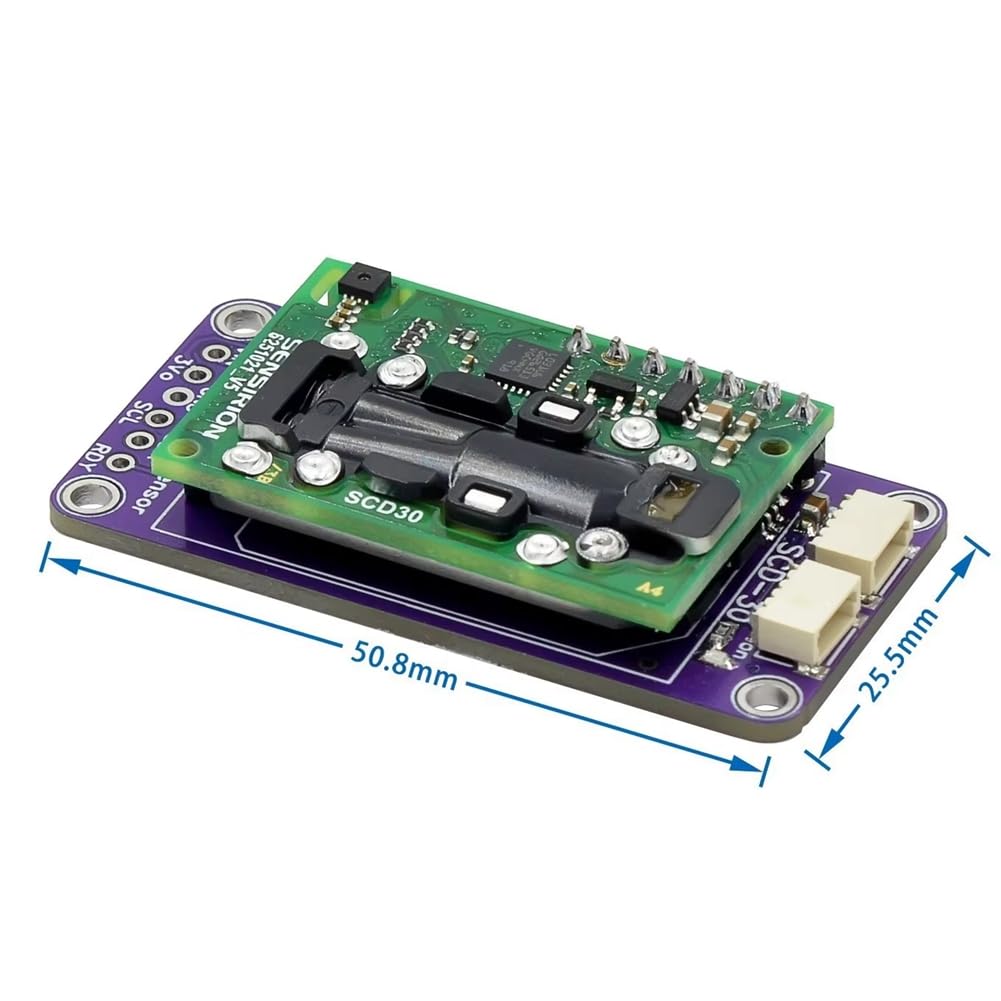 Capteur de qualité de l'air SCD30 - Pour mesures de CO2 et T - Modbus PWM - Capteur de température et d'humidité