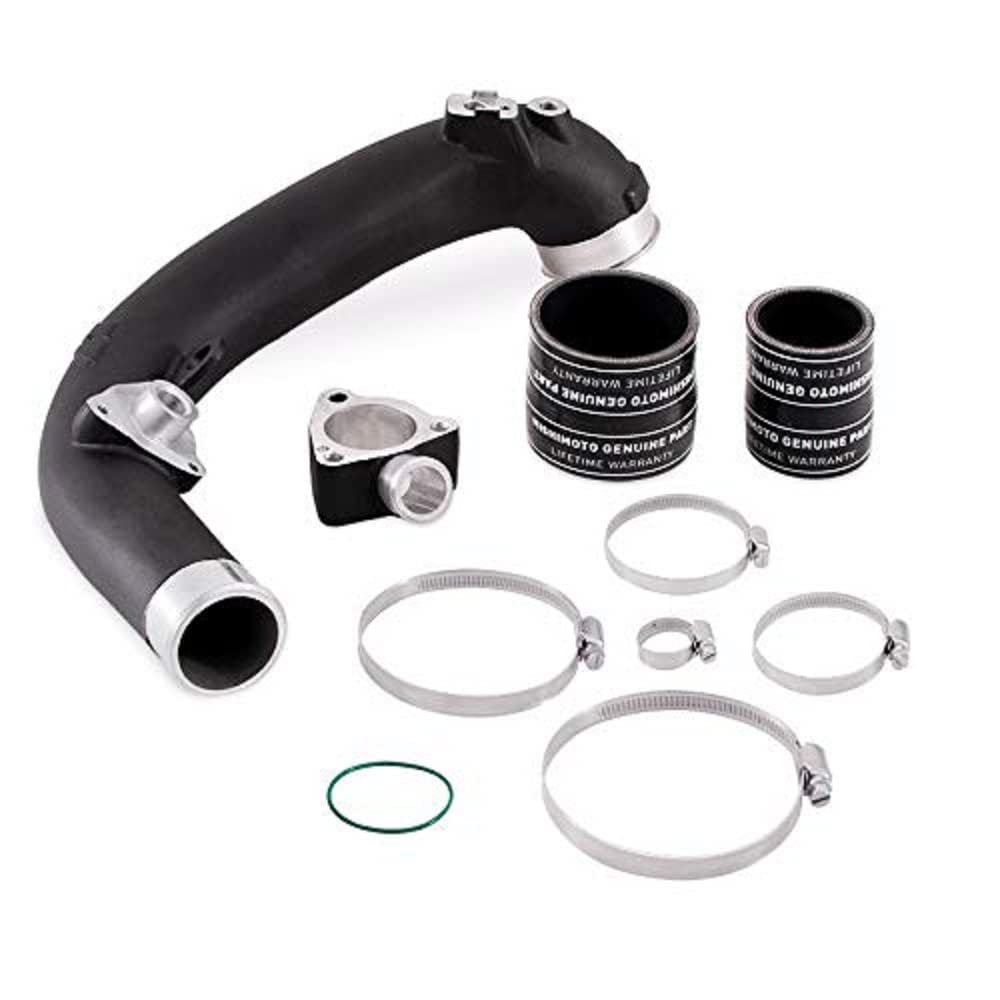 MishimotoMMICP-JLH-18WBK Intercooler Pipe Kit Fits Jeep Wrangler JL 2.0L 2018+ Black