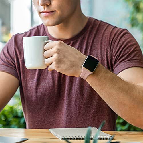 Image of Magnetic for Apple Watch Ultra Band 49mm 45mm 44mm 41mm 40mm iWatch Bands 38mm 42mm Men /Women,Sport Silicone Wristband Strap for Apple Watch Band Series 9 8 /7 /6 /5 /4 /3 /SE 2nd generation /Ultra 2