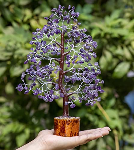 Image of Crocon Amethyst Crystal Tree of Life 10-12 inch Birthday Gifts for Women Men