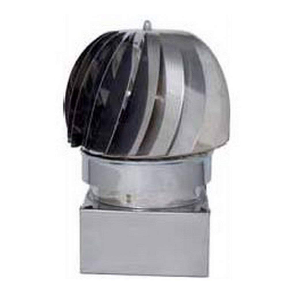 Fumaiolo Comignolo Girevole Eolico attacco Quadrato 27x27cm ZN270X270