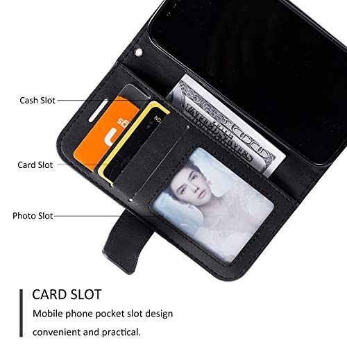 Vankii Custodia per Huawei P30, flip portafoglio