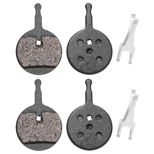 Hsthe Sea 4pcs Bicycle Disc Brake Pads Bicycle Semi-Metallic Resin Brake Pads for Avid Mechanical BB5, CSC, Kingdom