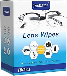 Lenços Umedecidos para Limpeza de Lentes – Kit 100 Unidades | Ideal para Óculos, Câmeras, Telas, Celulares e Eletrônicos – Secagem Rápida, Sem Álcool