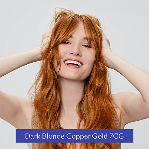 Esalon Permanent Hair Color & Hair Dye Complete Kit - Dark Blonde Copper Gold - Personal Colorist Kit For Up To 100% Gray Coverage For All Hair Types - Professional-Grade Ammonia-Free Hair Dye #TOP1