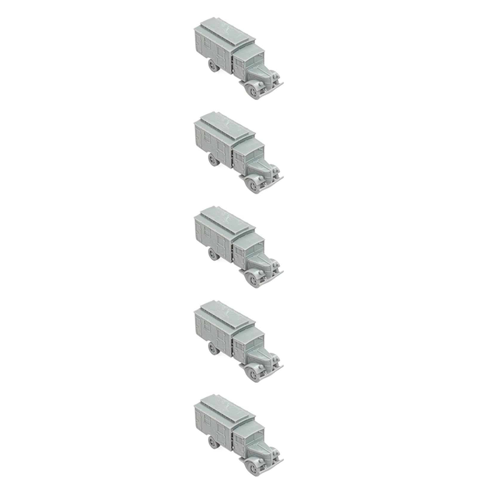 5 Pezzi 1/144 Fai Da Te Modello V3000 Medical Truck (V3000S Krankenwagen) Modello In Scala 3D In Resina For Appassionati Militari E Collezioni Da Esposizione